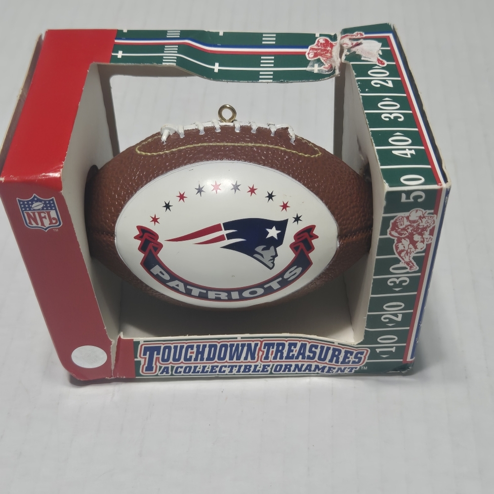 New England Patriots Christmas Tree Holiday NFL Football Team Ornament
